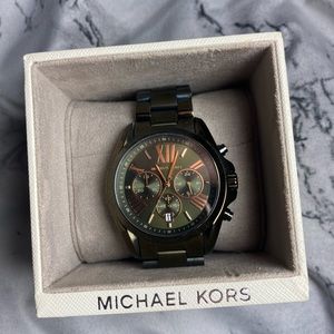 Brand new olive green michael kors watch